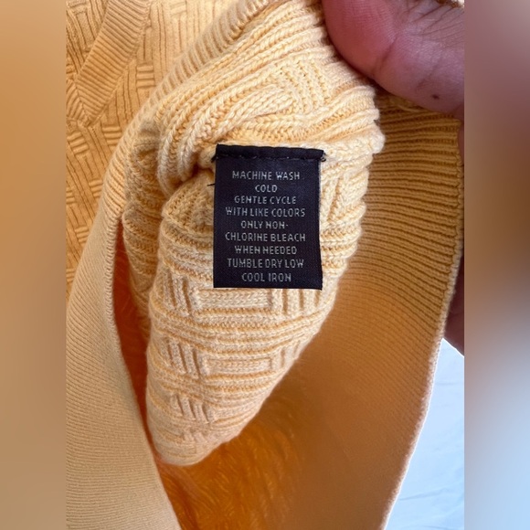 Tasso Elba Yellow Golf Seater Vest - Picture 7 of 7